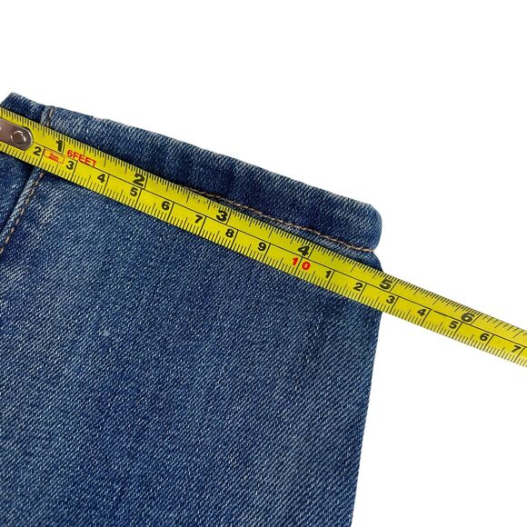 Current/Elliott The Stiletto Niagara Destroy Blue Cropped Skinny Jeans Size 25 - Picture 7 of 12